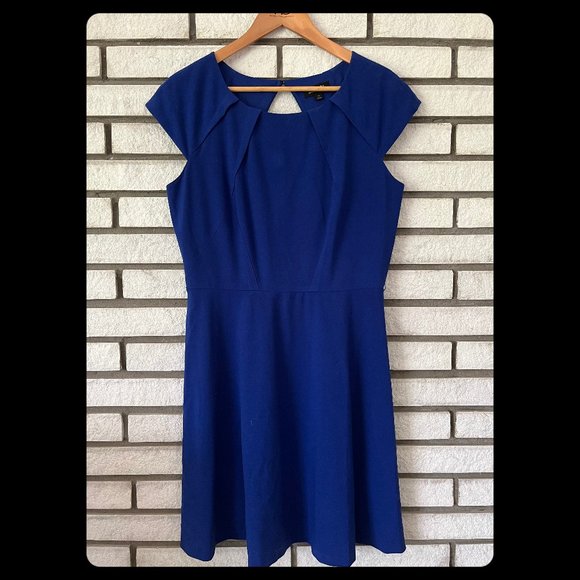 Tahari by Arthur S. Levine Dress, Blue - Picture 1 of 3